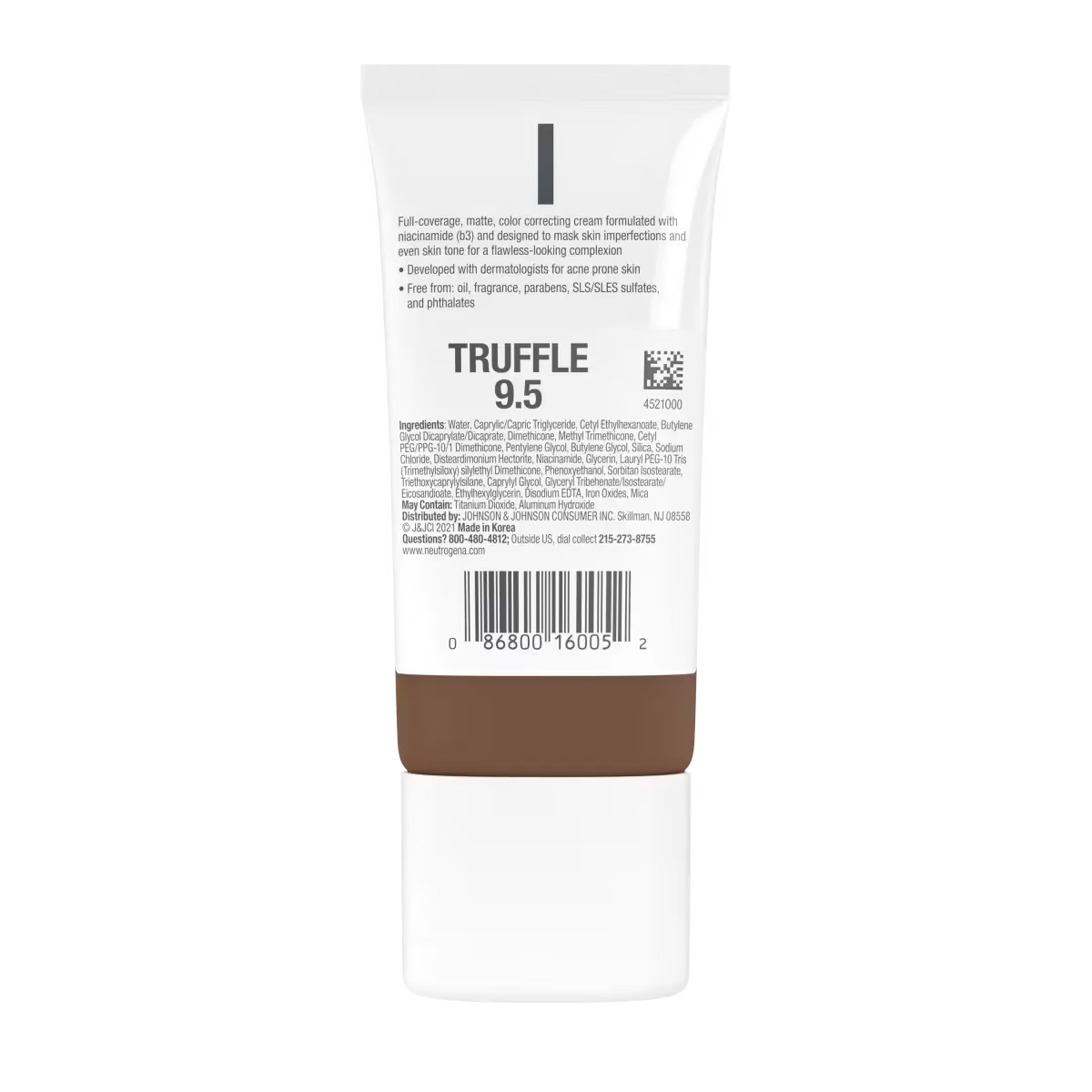 Neutrogena® Clear Coverage Flawless Matte CC Cream, Truffle 9.5, 1 Oz - US 9078