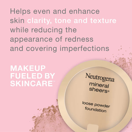 Neutrogena Mineral Sheers Loose Powder Foundation, Natural Beige 60, .19 Oz - US 4620