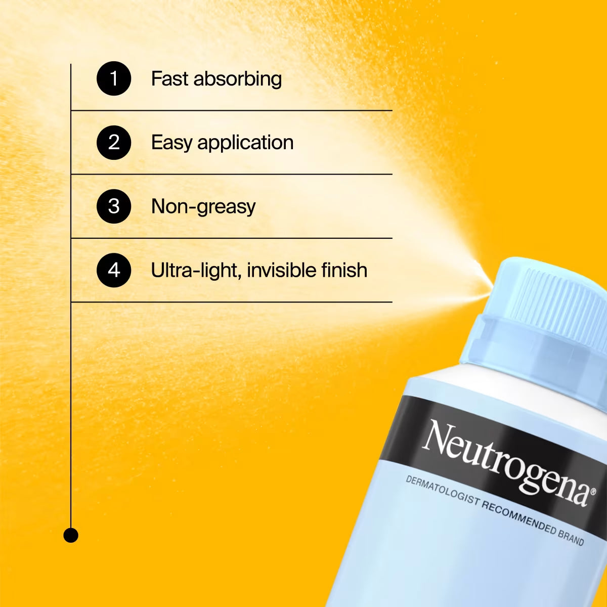 Neutrogena® Ultra Sheer Body Mist Sunscreen Spray Broad Spectrum SPF 30, 5 Oz - US 8135