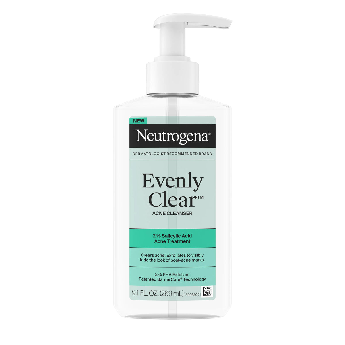 Neutrogena® Evenly Clear™ Acne Cleanser, 9.1 Oz - US 4397