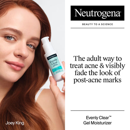Neutrogena® Evenly Clear™ Acne Gel Moisturizer, 1.7oz - US 0712