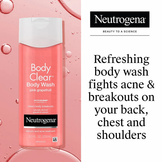 Neutrogena® Body Clear Body Wash Pink Grapefruit, 8.5 Fl. Oz - US 6855