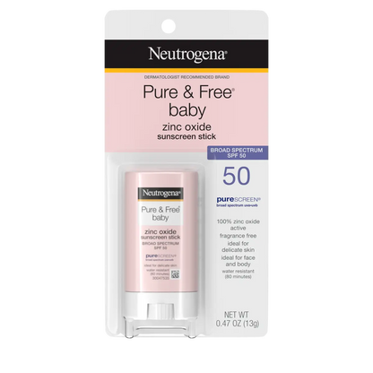 Neutrogena® Pure & Free Baby Sunscreen Stick Broad Spectrum SPF 50, 0.47 Oz - US 9675