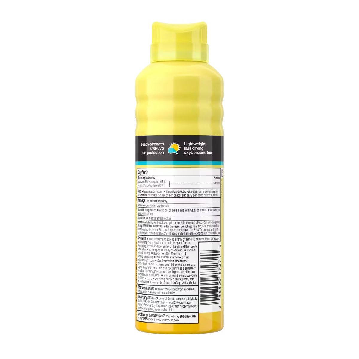 Beach Defense® Water + Sun Protection Sunscreen Spray Broad Spectrum SPF 70 - US 2586