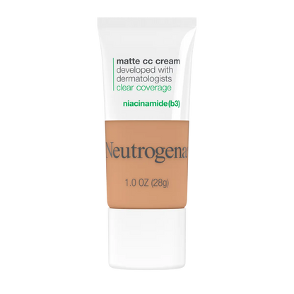 Neutrogena® Clear Coverage Flawless Matte CC Cream, Wheat 6.0, 1 Oz - US 4492