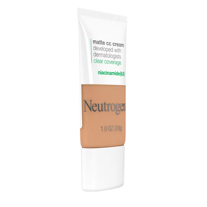 Neutrogena® Clear Coverage Flawless Matte CC Cream, Wheat 6.0, 1 Oz - US 4492