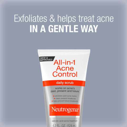 Neutrogena® All-in-1 Acne Control Daily Scrub, 4.2 Fl. Oz - US 5527