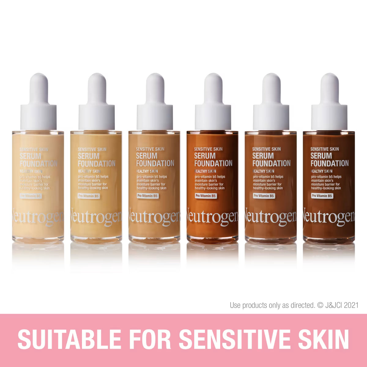 Neutrogena® Healthy Skin Sensitive Skin Serum Foundation, Light/Medium 03, 1 Oz - US 7801