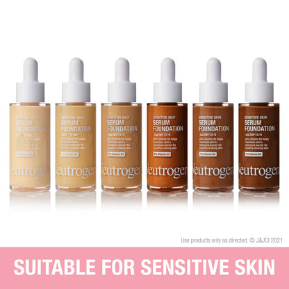 Neutrogena® Healthy Skin Sensitive Skin Serum Foundation, Light 03, 1 Oz - US 7336
