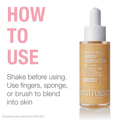 Neutrogena® Healthy Skin Sensitive Skin Serum Foundation, Medium 03, 1 Oz - US 6488
